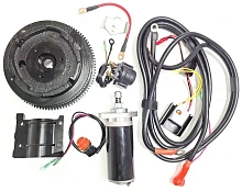 Комплект электрозапуска для моторов Yamaha 9.9-15 (Hidea, Toyama, SeaPro, Marlin, HDX, Parsun и др.), без генераторной катушки