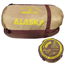Спальный мешок-одеяло Mednovtex Alaska с подголовником, -20 °С