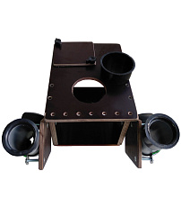 Подставка под эхолот с двумя держ. удилищ, подстаканником на сиденье