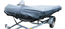 Тент транспортировочный (стояночный) для лодки Тритон S-Max 370 Fi (серый)