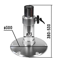 Стойка под сиденье HEAVY DUTY, 38-53 см.