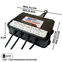 Зарядное устройство SEA-PRO ТЕ4-0274 для АКБ LiFePO4, 4х12В, 10А