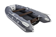 Надувная лодка ПВХ Таймень LX 3200 НДНД графит/светло-серый (надувное дно)
