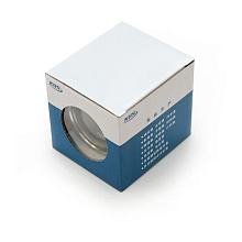 Вольтметр цифровой 8-32 В, бел., нерж. ободок, д. 52 мм.