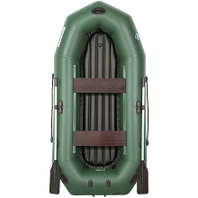 Надувная лодка ПВХ Лоцман Профи 300 ВНД, зеленый