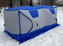 Палатка (баня) 3-х слойная для зимней рыбалки MirCamping КУБ 4х2х1.7 м