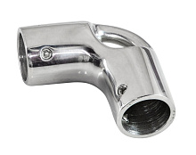 Колено леера 22,2 мм., 90 град. с петлей.