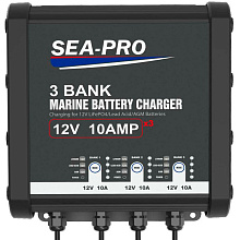 Зарядное устройство SEA-PRO ТЕ4-0333B, 3х12В 10А (для любого типа АКБ)