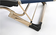 Кресло-шезлонг-раскладушка (черное).