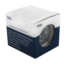 Указатель уровня топлива 240-33 Ом (US), черный циферблат, нерж. ободок, д. 52 мм.