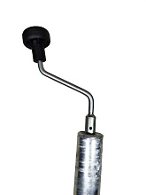 Колесо опорное для прицепа, стойка Ø48 мм, 300 кг