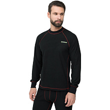 Термобелье Huntsman Thermoline флис фактурный, черный (S L M XL 2XL 3XL)