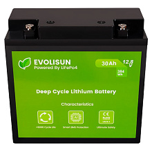 Аккумуляторная батарея Evolisun LiFePO4, 12,8 V, 30 Ah