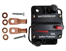 Автоматический предохранитель 30 А, IP67, с кнопкой сброса