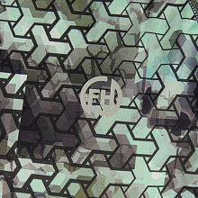 Футболка FHM Mark Evo V2, принт хаки/хаки.