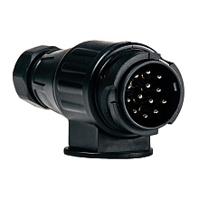 Вилка для прицепа 13 PIN, пластиковая