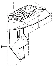 Картер коробки передач Tohatsu MFS20 00221054-6