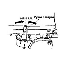 Рукоятка переключения передач Tohatsu M3,5/Меркури 3.3 (Япония)