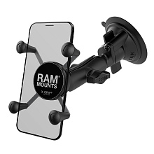 Универсальный держатель RAM X-Grip для телефонов, шар 25 мм., с присоской (RAM-B-166-UN7U)