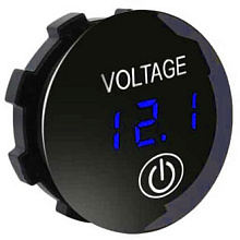 Вольтметр цифровой 12-24 В, д. 32 мм. (сенсор)