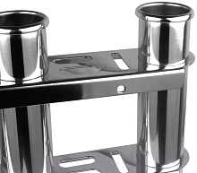 Подставка под удилище, 3 стакана, нерж. сталь