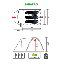 Палатка SAHARA-3