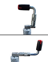 Колесо опорное для прицепа автоматическое, стойка Ø73 мм, 800 кг