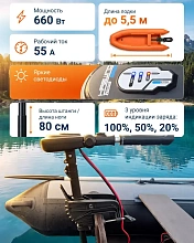 Лодочный электромотор Haswing Protruar Genius 55 lbs (бесщеточный)