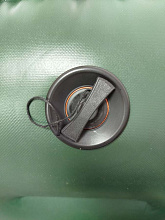 Надувное носовое сиденье пуф 50х55х23 см, зеленый