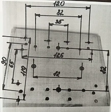 Площадка для установки даунриггера и др. оборуд. малая, Патриот