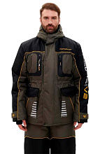 Костюм зимний Хантсмен Полюс Люкс V2 -45°С, хаки/черный