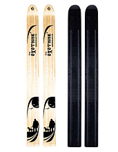 Лыжи охотничьи Охотник дерево-пластик 175х15 см (Маяк)