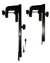 Держатель датчика эхолота со струбциной для лодок с НДНД, алюминий