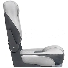 Кресло в катер, лодку, Premium Hi-back Qualifier Seat, серое с темно-серым, винил