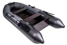 Надувная лодка ПВХ Таймень NX 2850 СКК, слань-книжка, киль, графит / черный