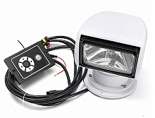 Прожектор галогеновый с ДУ, 100 Вт, 2000 лм, 12 В, белый