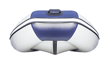 Надувная лодка Ривьера Компакт 3400 СК "Комби" светло-серый/синий