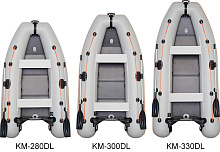 Надувная лодка ПВХ Колибри KM-300DL (слань-книжка)