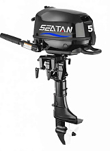 Лодочный мотор SEATAN F5BMS встроенный бак + выносной 12 л