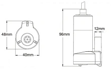 Помпа осушительная/ водоподающая SeaFlo, 12 л/мин, 12 В