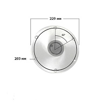 Основание врезное для стоек PLUG-IN (D-229 мм., d-73 мм.).