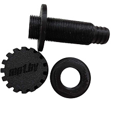 Штуцер забортной воды с фильтром, под шланг Ø19 мм, пластик