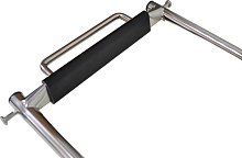 Трап телескопич. выдвижной с фиксатором Ho Star Limited S S316, 3 ступеньки, 280 мм (черный пластик)