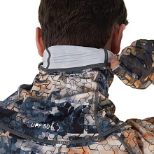 Маска FHM Mark серо-оранжевый принт