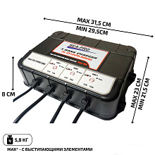 Зарядное устройство SEA-PRO ТЕ4-0287 для АКБ LiFePO4, 3х12В 10А