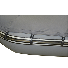 Тент носовой (без стекла) для лодок Flinc FT290L-FT320L, серый