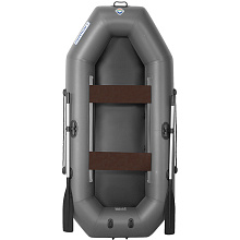 Надувная лодка ПВХ Лоцман Стандарт 280, серый