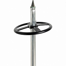 Палки лыжные алюминиевые с большим опорным кольцом Ø150 мм, длина 150 см (Маяк)