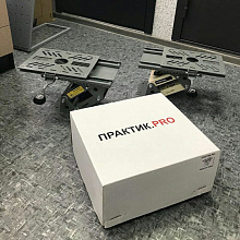 Амортизационная стойка Практик 300 S (V2, с продольной регулировкой, черный)