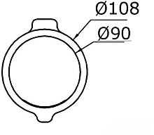Подстаканник складной Swing-Out, 1-2 места